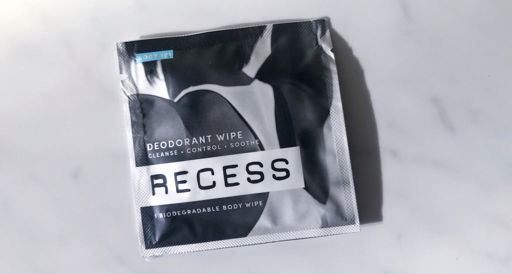 Body 101 Aluminum Free Deodorant Wipes RECESS