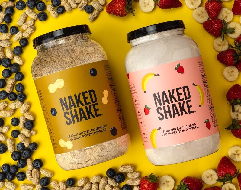 Cacao Strawberry Banana Vegan Protein Shake from Naked Nutrition